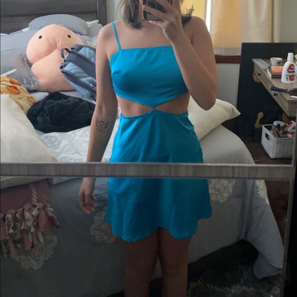 SOLDprincess polly dress vibrant blue - Picture 4 of 4